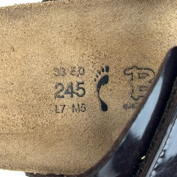 NWOB Birkenstock Birki's Madura Chocolate Brown Sandals Size US 7 - Picture 14 of 14